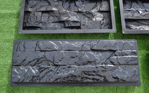 Concreto Molde Pared Piedra Yeso Cemento Azulejos Decoración ABC Plástico Set 6 piezas W22 - Imagen 5 de 6