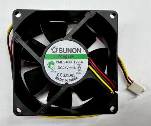 SUNON MagLev PMD2408PTV2-A - DC24V - 4.1 W Lüfter Kühler Fan 80x80x25 93,5 m3/h