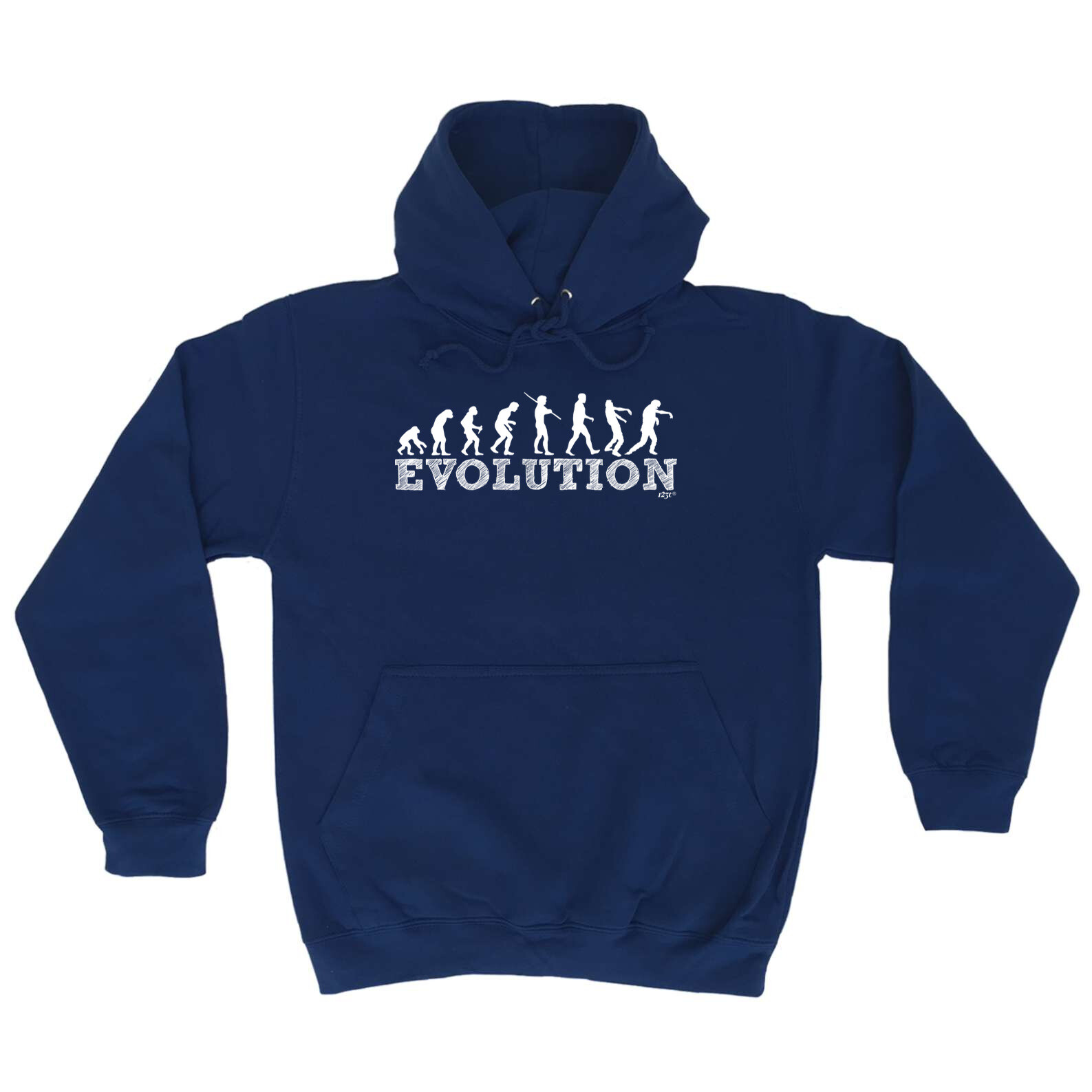 Evolution Zombies Novelty Hoodie - Funny Gift for Men & Women