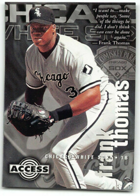 1996 Circa Access Insert #4 Frank Thomas Chicago White Sox MINT