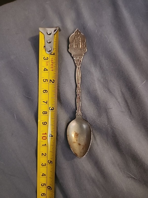Vintage Disneyland Silverplate Spoon Souvenir 4.5" Teaspoon Collectable 