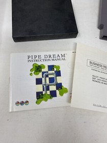 Pipe Dream ( Nintendo NES ) Authentic Complete CIB w/ Poster Reg Card Ships Fast