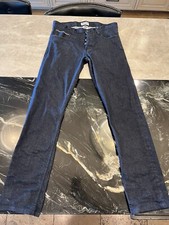 Cohen and Sons Men's Raw Selvedge Denim Jeans Dark Blue Dye 32x32 USA Made