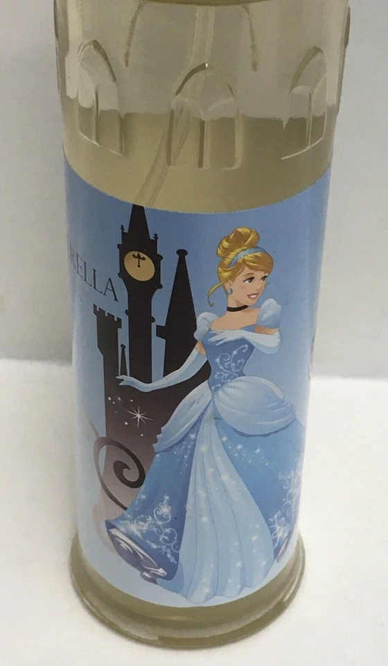 Disney Princess Cinderella Eau De Toilette Spray 3.4 fl oz/100 ml Botella Castillo Foto 3 de 3