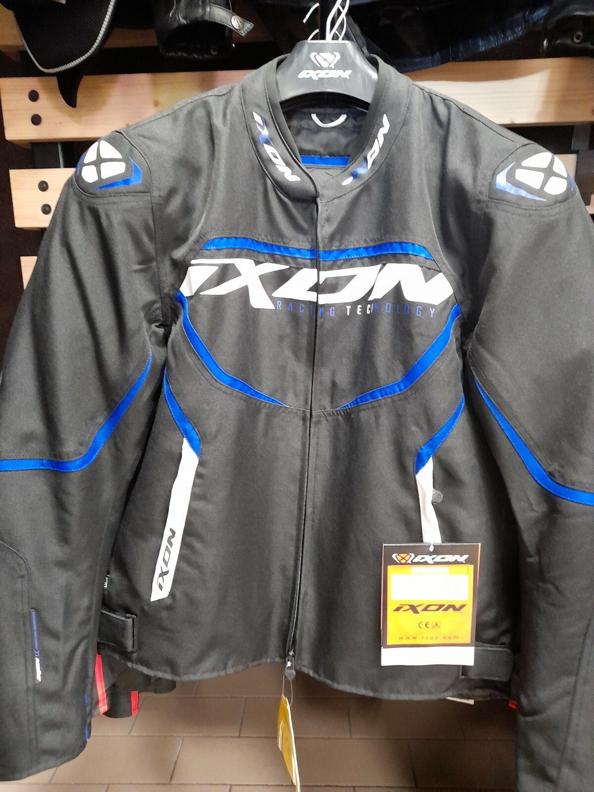 IXON GIACCA MOTO DA UOMO SPRINTER BLU/NERO