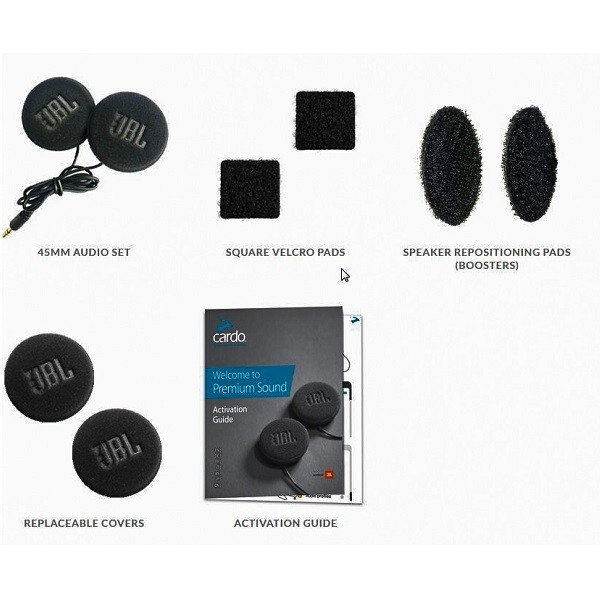Cardo 45mm JBL Speaker Audio Set - SPAU0010 for sale online | eBay