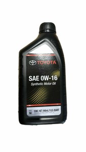 Toyota 0w16 артикул