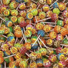 CHUPA CHUPS Lollipops, Assorted Flavors, Classic Retro Bulk Candy (4 Pounds)