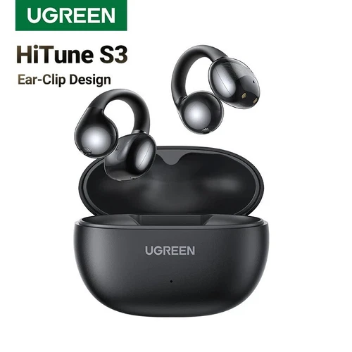 UGREEN HiTune S3 Wireless Earbuds Open Ear Clip Bluetooth 5.4 Sports Earphones
