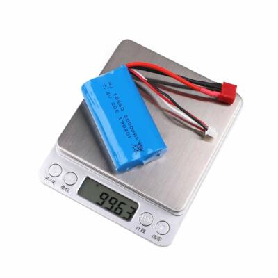 Batterie Li-ion 7.4V 2000mAh 2S RoaringTop Avec T Plug – Pour Voitures RC 1/10, 1/12, 1/16