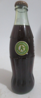 Coca-Cola Classic OAKLAND A'S ATHLETICS BEST OF THE BAY 8oz Bottle FULL