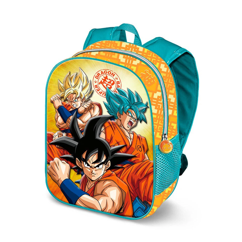 Rucksack Schulranzen 3D Relief Dragon Ball Z Saiyajin 31 cm