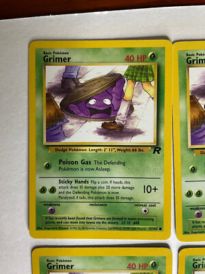 Pokemon Grimer 57/82 SINGLE USED EXCELLENT CONDITION SEE PHOTOS | eBay