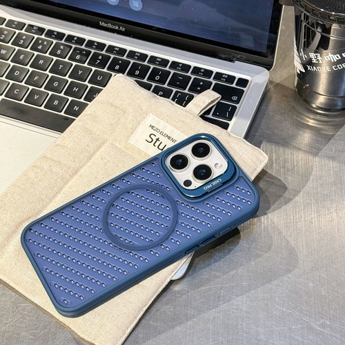 Heat Dissipation Len Frame Kickstand Mag Safe Case for iPhone 16 Pro Max/15/14 - Picture 15 of 16