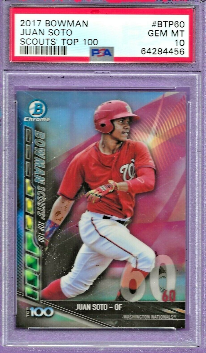 スポーツ選手 MLB 2017 JUAN SOTO CHROME ref スポーツ選手 MLB 2017 JUAN SOTO CHROME ref PSA 10 JUAN SOTO