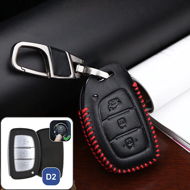 MARKENLOS Schlüsselhülle For Hyundai i20 i30 Kona SantaFe – Key FOB Cover DE Schlüssel de*