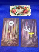 3 Vintage Religious Mixed Ephemera Paper Items