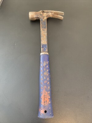 Estwing USA 19 Oz Blue Vinyl Gripped Framing Hammer 15.5  Nail Pullers