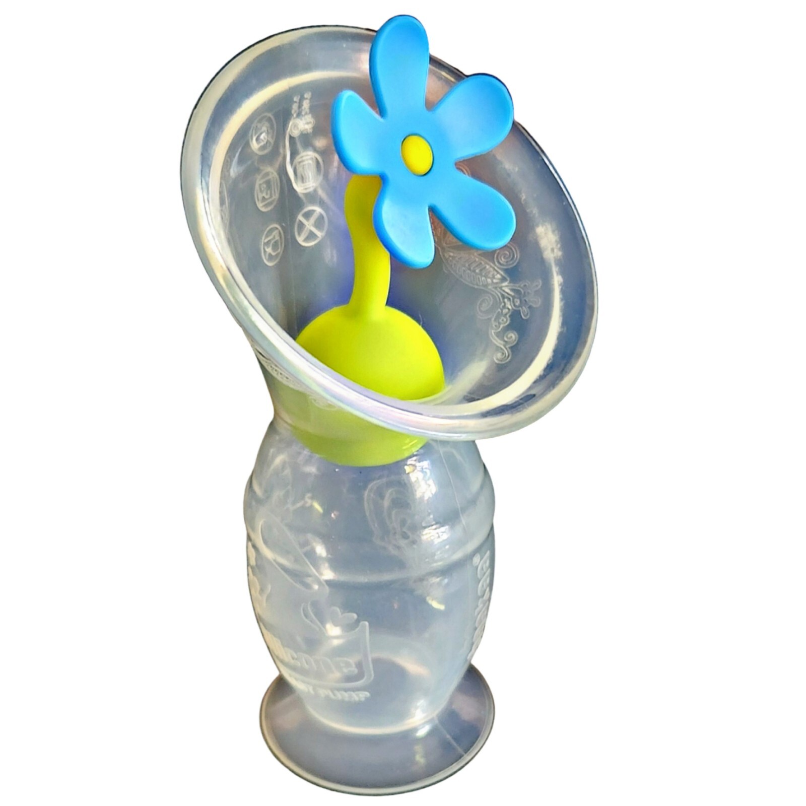 Haakaa Silicone Milk Collector Breast Suction Manual Pump Base Flower Stopper