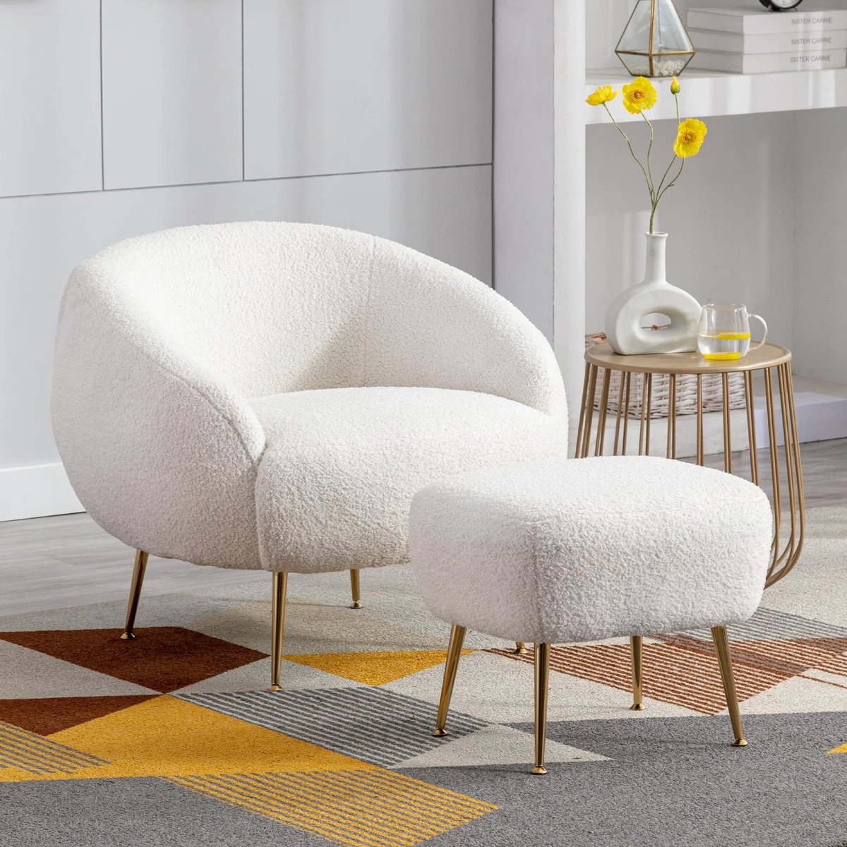 Made velvet armchair sale