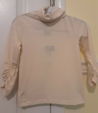 NWT Girls Ralph Lauren Ivory Long Sleeve Turtleneck Pullover Size: 2T