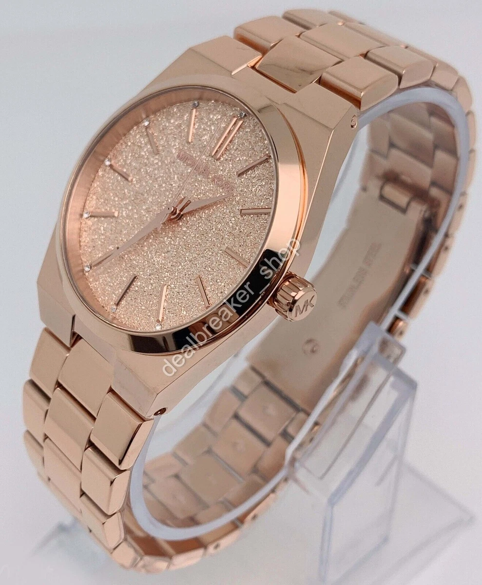 Michael Kors MK6624 Channing 36mm Rose Gold Tone Crystal Dial Ladies Wrist Watch