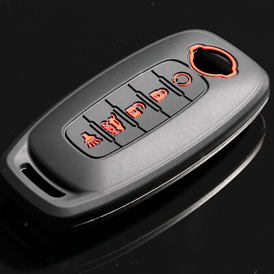 5button Smart Remote Key Fob Ring Case Cover For Nissan Kicks Ariya Teana Rogue.