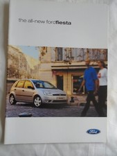 Ford Fiesta range brochure Mar 2002 UK market 