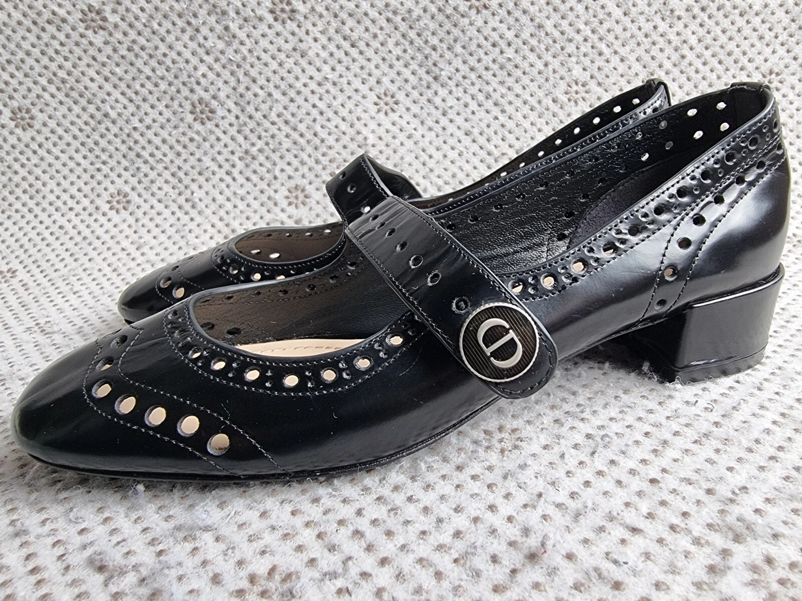 Christian Dior Teddy D Ballerina Flats 37