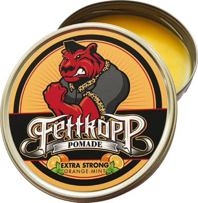 Fettkopp Pomade Extra Strong CLASSIC - Orange/Minze - heavy hold