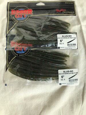Lunker City Skinny Drop Shot - 6 Plombs De Pêche (Neuf, Lot De 8 Packs)
