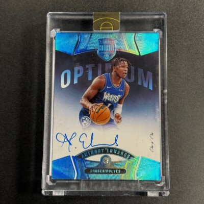 ANTHONY EDWARDS 2021 PANINI EMINENCE DIAMOND OPTIMUM AUTO 1/1 1of1 NBA T-WOLVES