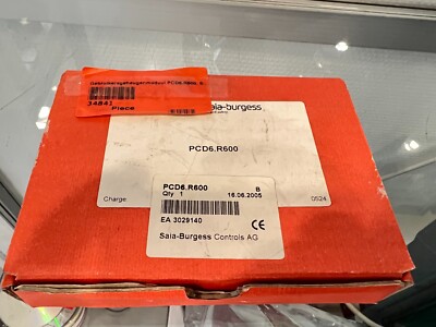 Saia PCD6.R600 CPU Module NEW & Original Packaging