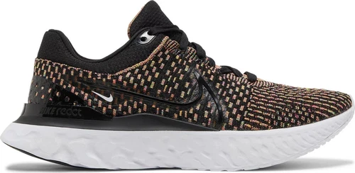 Nike React Infinity Run Flyknit 3 Black Multi