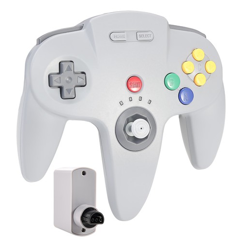 2.4G Wireless N64 Controller Joysticks for Nintendo 64 N64 Console w/ Rumble Pak - Picture 14 of 19