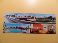 Sahara Motor Hotel Blythe California vintage oversized postcard 