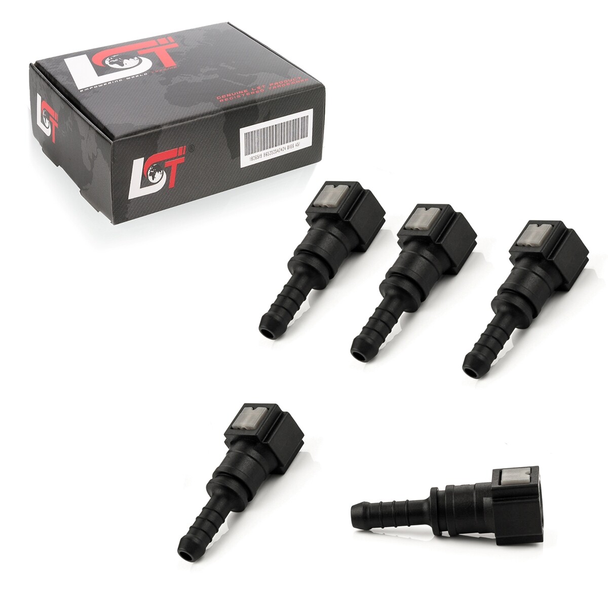 5X Quick Release Fuel Line Coupling Straight 6.3X6Mm For DAIHATSU