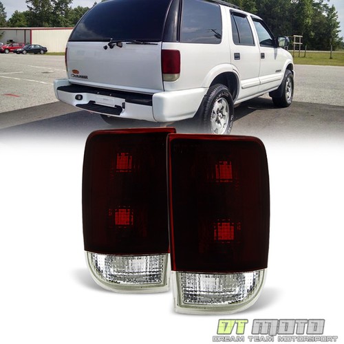 95 96 97 98 99-04 Chevy S10 Blazer Jimmy Tail Lights Dark Smoke
