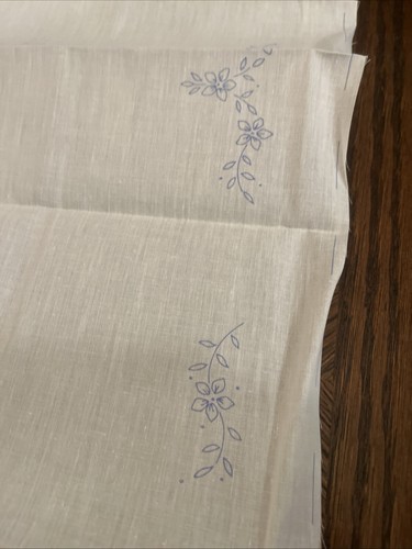 Dresser Scarf Kit Bucilla Stamped Linen And Instructions Only No Floss Or Needle - Picture 3 of 21
