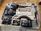 Panasonic 200Cle Ccd Wv-F200 W/ Canon Tv Lens Battery Charger In Plastic Case