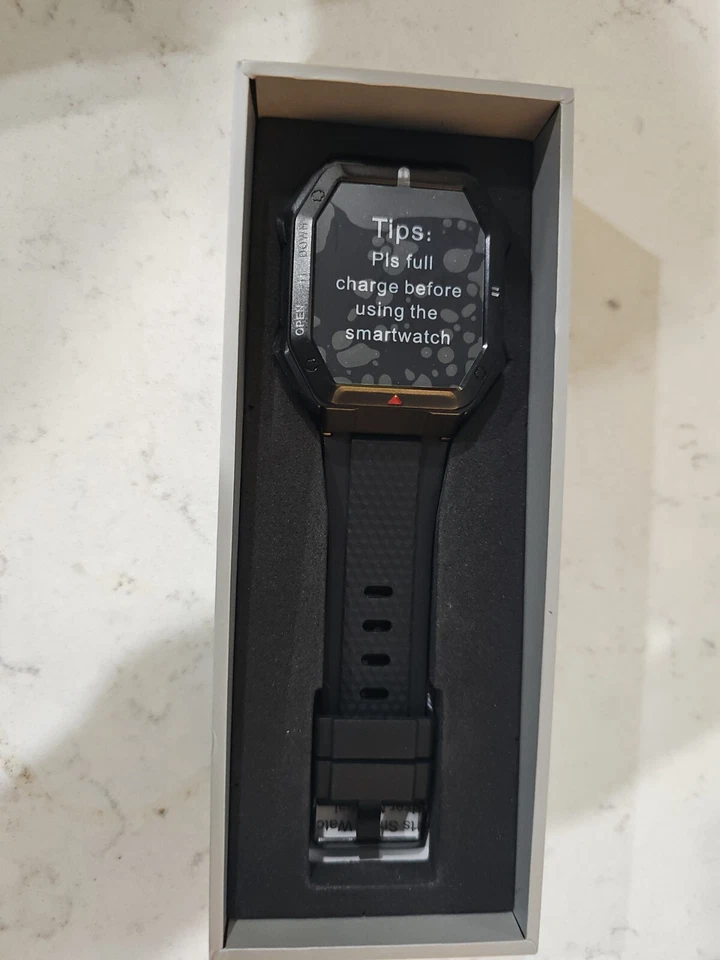 Smart Watch Military Tactical Men Sports Fitness Waterproof Tracker Wristwatch - Image 3 of 4