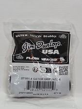 Dunlop 571R140 Gator Grip Jazz III Guitar Picks 1.4mm 36-pack