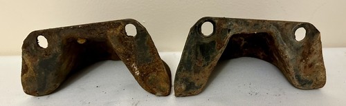 1972-1974 AMC AMX Javelin Front Upper Shock Tower Mounting Brackets Lt & Rt OEM - Picture 8 of 11