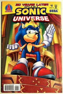 SONIC UNIVERSE Comic Book #6 September 2009 MOBIUS 30 YEARS LATER 2 of 4 Bag FN+