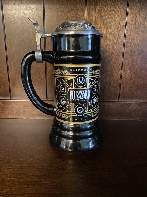 Blizzcon 2016 10 Year Anniversary Stein Mug Blizzard World ...