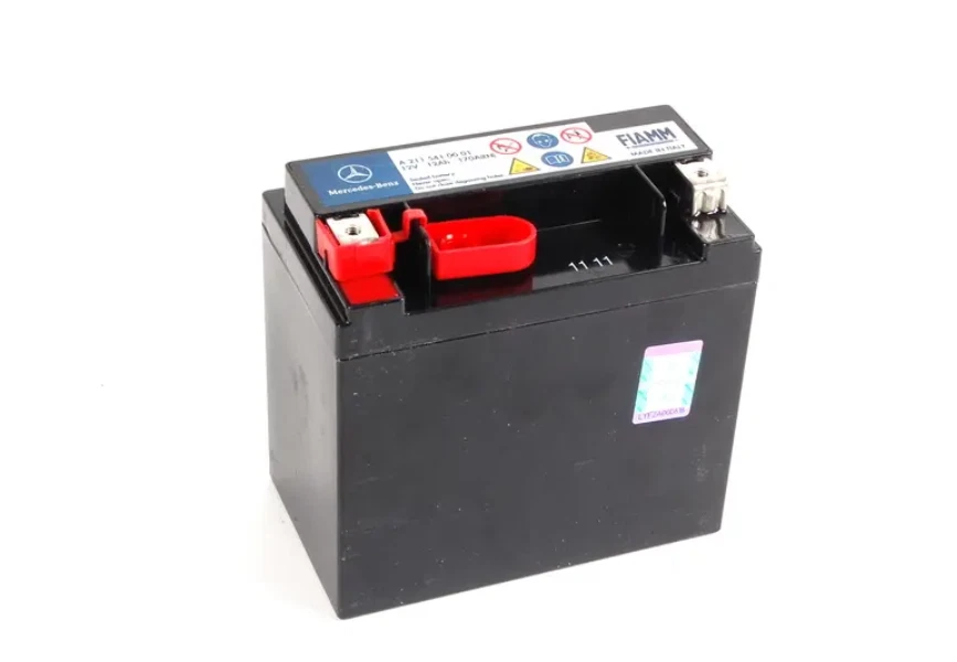 Batería de respaldo auxiliar 12V - 12AH para vehículos Mercedes-Benz 02-25 GENUINA Foto 2 de 4