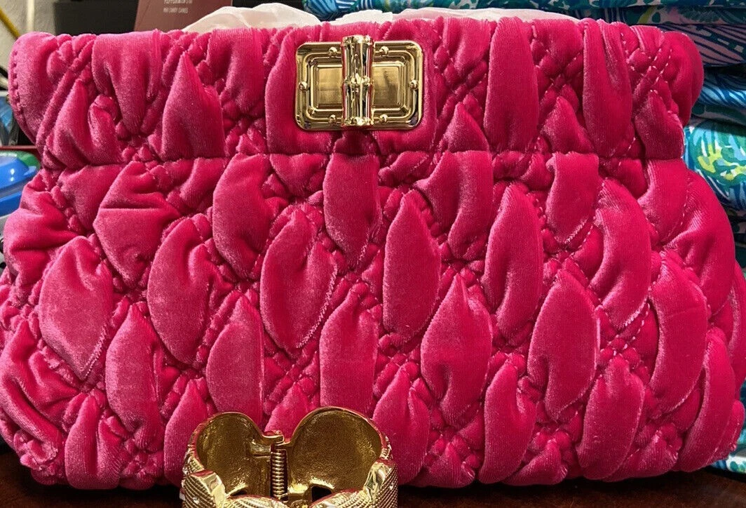 Ebay pink shop clutch bag