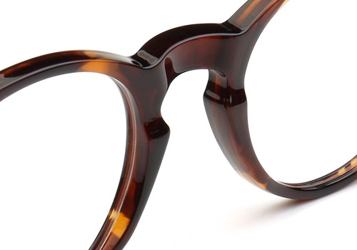 Klassische runde Schildkrötenbrille Gestell Vintage Lesebrille Herren Damen - Bild 4 von 28