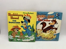 WHITMAN TELL-A-TALE BOOKS Hanna Barbera   Huckleberry Hound And Loopy De Loop