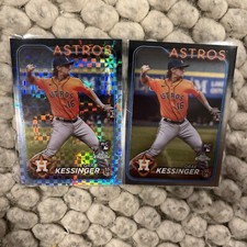2024 Topps Chrome - X-Fractor #193 Grae Kessinger (RC) Astros W/ Bonus Base Card